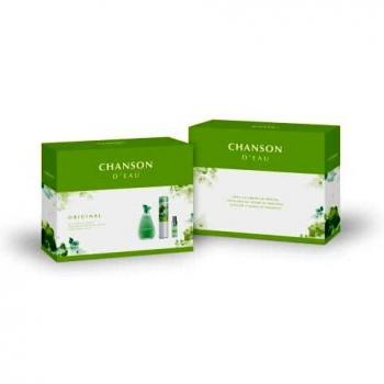 Chanson Original Set: Eau de Toilette 100 ml, Body Spray 200 ml y Vaporizador 15 ml, para Mujer