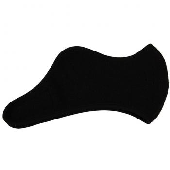 bwiv Máscara Boca Muffel Nose Coverage Forro Polar cálido Wind Densidad Para Ciclismo Motocicleta Outdoors 6 colores, niño Unisex, negro, large