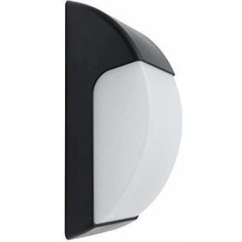 Aplique de Pared LED para Exterior Titus IP65 Negro