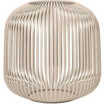 Farol Portavelas Lito Beige Mediano 27 cm - Nomad