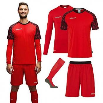 Conjunto Portero Uhlsport Reaction Rojo Equipación Completa para Hombre
