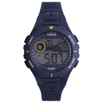 Reloj Digital de Cuarzo para Hombre Lorus R2383PX9 Azul con Correa de Silicona y Cronógrafo