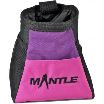 MANTLE climbing equipment Boulder Bag Boulderbag, Unisex Adulto, 1 x Girly Lila/Rosa, Extra-Large