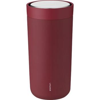 Taza Térmica To Go Click 400ml Doble Pared Acero Inoxidable Rosa Suave