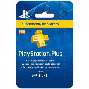 Sony PlayStation Plus - Tarjeta de Suscripción de 90 Días para PS4/PS3/PS Vita