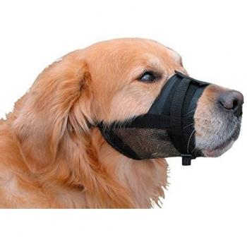 Bozal de Nylon para Perros S - Bozal ligero y ajustable, hecho de nylon resistente, diseño cómodo que permite la respiración y el ladrido controlado, adecuado para perros pequeños, fácil de poner y quitar, lavable a mano