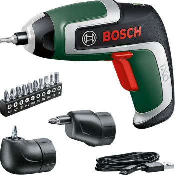 Atornillador eléctrico a batería Bosch IXO 7 con set de accesorios