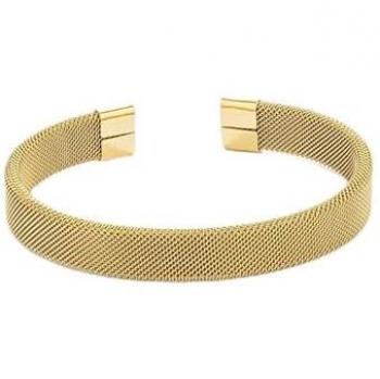 Brazalete Radiant Ceramic Semi Bangle Oro Band RH000019, Pulsera Radiant, Acero RH000019, Radiant Pulseira, Azo, Tu, Acero Inoxidable