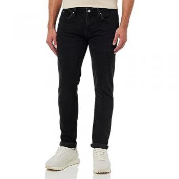 Jeans Vaquero Pepe Jeans Finsbury Negro Hombre 28/32 Casual Algodón Sostenible