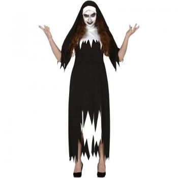 Disfraz de Monja Zombie para mujer