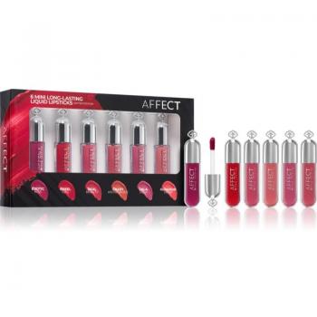 Affect 6 Mini Long-Lasting Liquid Lipsticks Set
