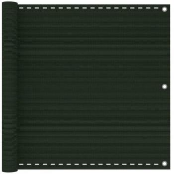 Toldo para balcón HDPE verde oscuro 90x300 cm
