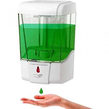 Dispensador De JabóN AutomáTico Pared, LTXDJ 700ml Dispensador Gel Hidroalcoholico Pared con Sensor IR De Montaje En Pared Dispensador para BañO, Cocina, Restaurante, Hotel