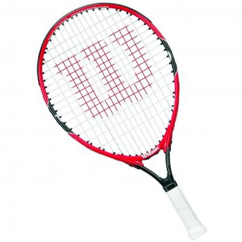 Wilson Roger Federer - Raqueta de tenis para niños, color rojo / gris, 21 pulgadas