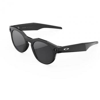 Oakley Meta HSTN Smart Sunglasses - Black Frame, Prizm Black Polarized Lenses
