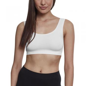 Urban Classics Ladies 2-Pack Seamless Bra Sujetador Deportivo, Blanco