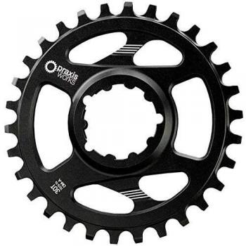 Praxis Plato 38T Direct Mount BLK Accesorios Bici, Adultos Unisex, Multicolor