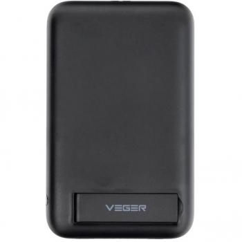 Power Bank VEGER MagOn Kick 5000mAh - Carga Inalámbrica, USB-C, Soporte Plegable, Carga Rápida PD20W