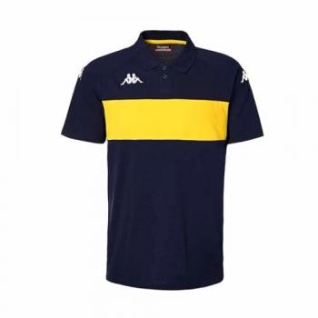 Kappa Polo de Manga Corta Dianetti para Hombre - Estilo Casual, Tejido Transpirable, Diseño Clásico, Logo Kappa Bordado
