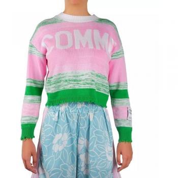 Comme Des Fuckdown Pink Viscose Sweater - S