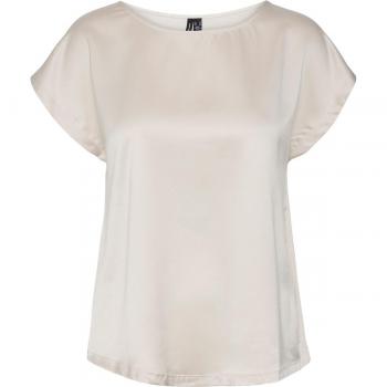 Vero Moda Women's Merle Regular Fit Satin T-Shirt