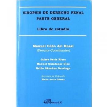 Sinopsis de derecho penal. Parte general. Libro de estudio