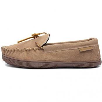Hush Puppies Ace Leather Men's Tan Slippers - Size UK 7