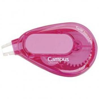 Corrector en Cinta Campus University Twist 5mm x 5m Rosa Blíster /1 unidad