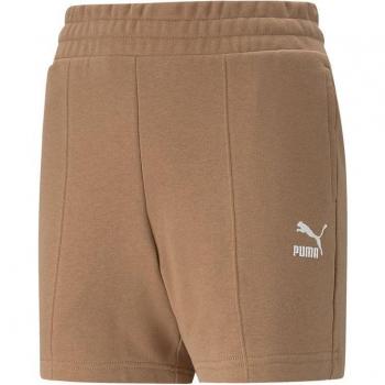 Short Classic Pintuck Marrón para Mujer de Puma