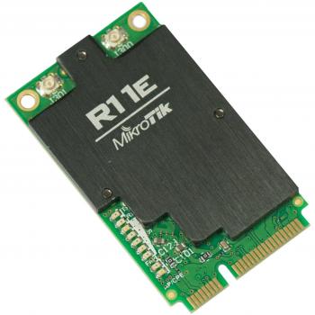 Módulo de expansión Mikrotik R11e-2HnD para redes inalámbricas 802.11b/g/n con conectores u.fl