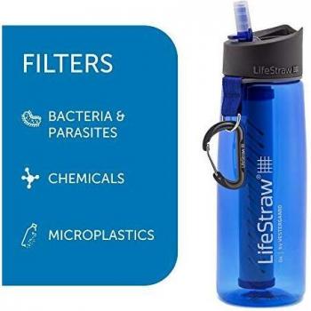 LifeStraw Go 2-Stage - Botella con filtro de agua de 2 etapas