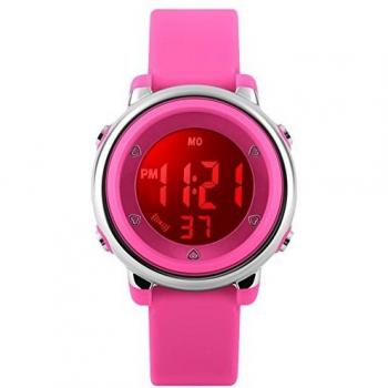 Niños Digital Relojes para las niñas regalos – 5 ATM impermeable deportes al aire libre reloj con 7 retroiluminación LED/alarma/FECHA, electrónica reloj deportivo multifuncional para los adolescentes para niños por foruner