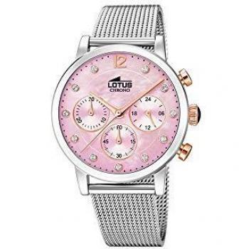 Lotus Reloj Cronógrafo para Mujer de Cuarzo con Correa en Acero Inoxidable 18676/2