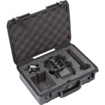 SKB iSeries 1208-3 Injection Molded Case with Custom Foam for Zoom H8 Recorders