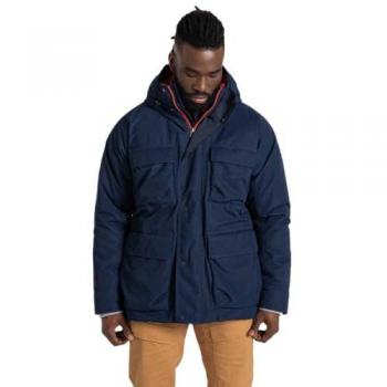 Craghoppers Men's Breckon Waterproof Breathable Jacket - XL Navy Blue