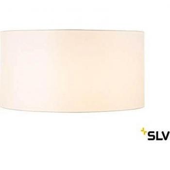 Pantalla luminaria textil Fenda blanca 70 cm