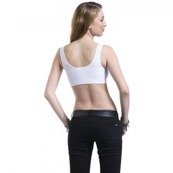 Urban Classics Sujetador Deportivo con Relleno Ropa interior Mujer Blanco