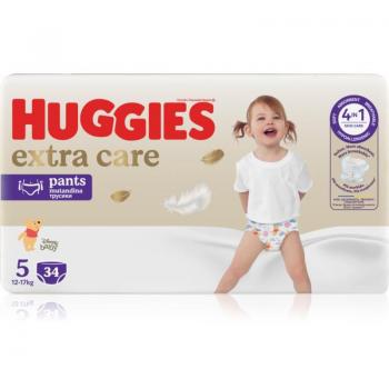 Pañales-Braguita Huggies Extra Care Talla 5, 12-17 kg, 34 unidades