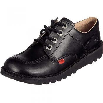 Kickers Kick Lo, Zapatos de Cordones Derby Mujer, Negro