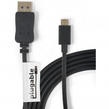 Plugable USB C to DisplayPort Adapter Cable - 6ft (1.8m)