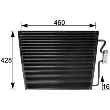 Condensador de aire acondicionado BEHR MAHLE AC 154 001S / MAHLE ORIGINAL AC 154 001S