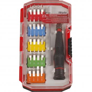 iWork L-76-506 - Juego de 23 destornilladores
