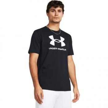 Under Armour Men's Sportstyle Logo Short Sleeve T-Shirt - Black Loose Fit