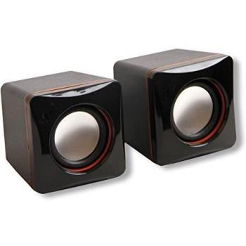 Mini Altavoces MCL 2 Vías USB - 4W - Negro