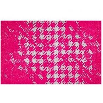 LifeStyle-Mat 200137 Caos, Felpudo Antideslizante y Lavable, Ideal para la Entrada, el Armario o la Cocina, 50 x 75 cm, Rosa