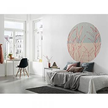 Fototapete Redondo Autoadhesivo Gräserland de Komar, 125x125 cm