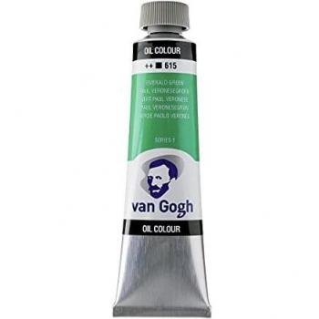 Van Gogh Aceite DE Pintura EMER, Verde esmeralda, talla única