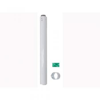 Extensión Coaxial Vaillant 60/100 mm, 1 metro, PP, para uso interior, código 303903