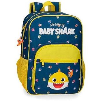 BABY SHARK Mochila 38cm My Good Friend, color Azul