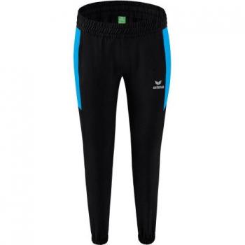 Erima Pantalones Team Presentation Mujer Basic, Negro/Curacao, Talla 36